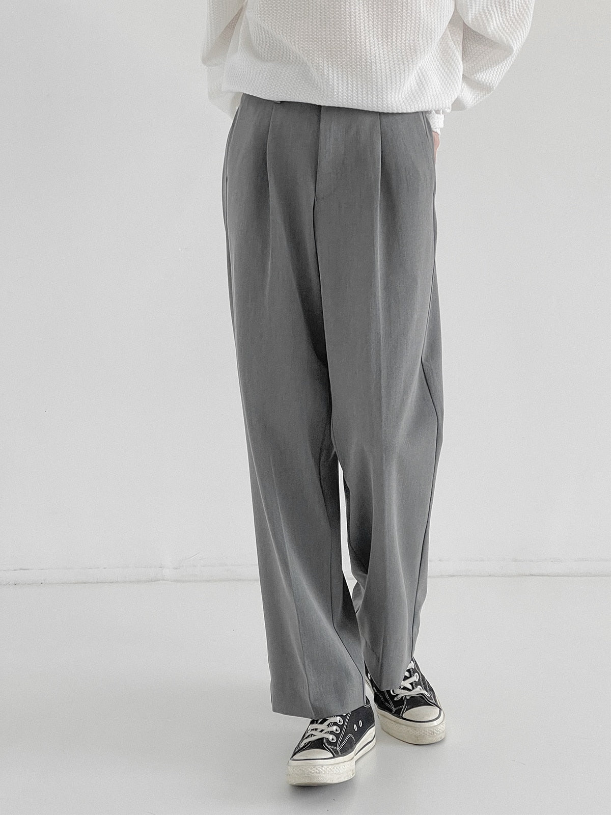 LOOSE CASUAL SUIT PANTS - INTOHYPEZONE