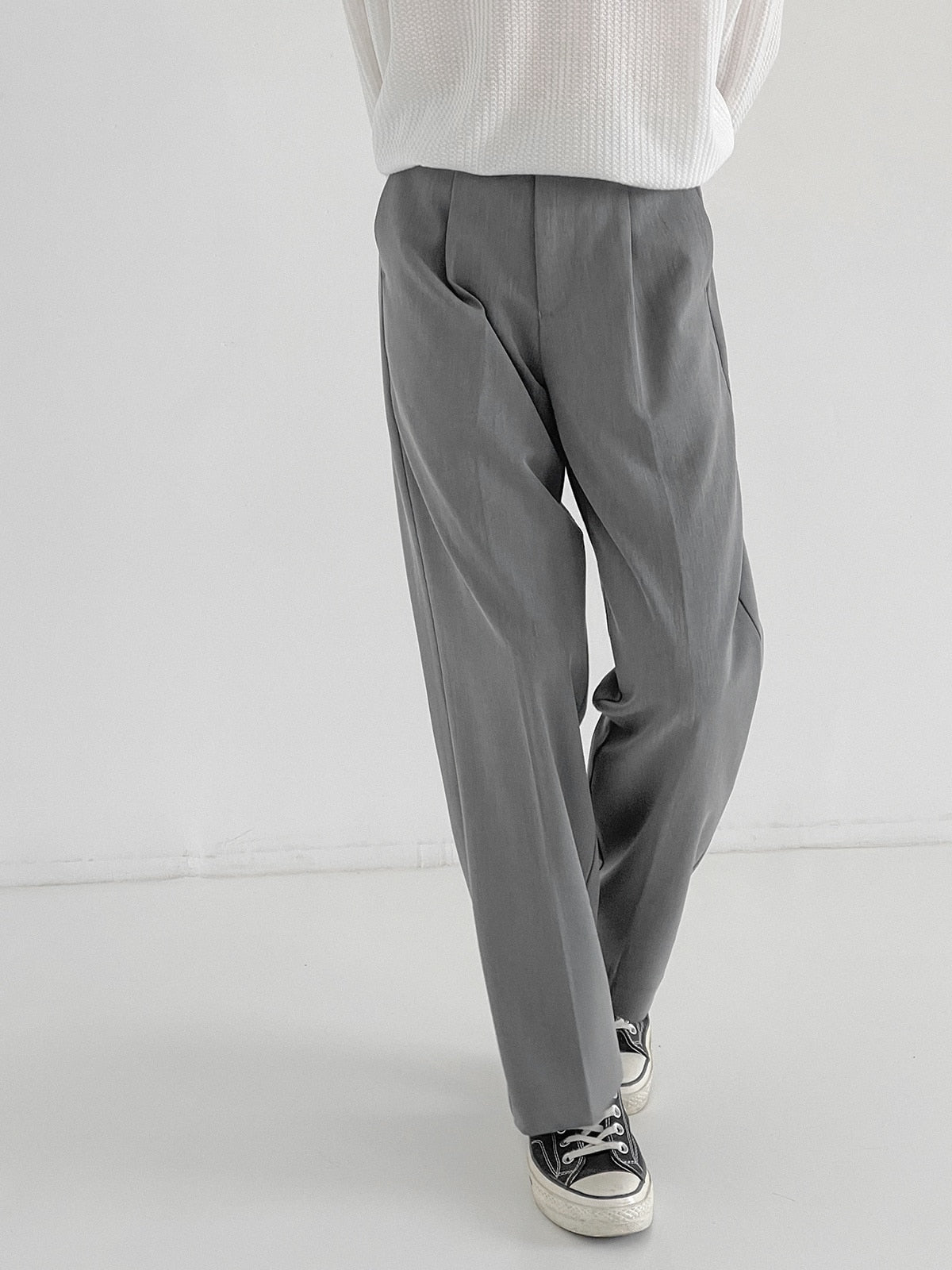 LOOSE CASUAL SUIT PANTS - INTOHYPEZONE