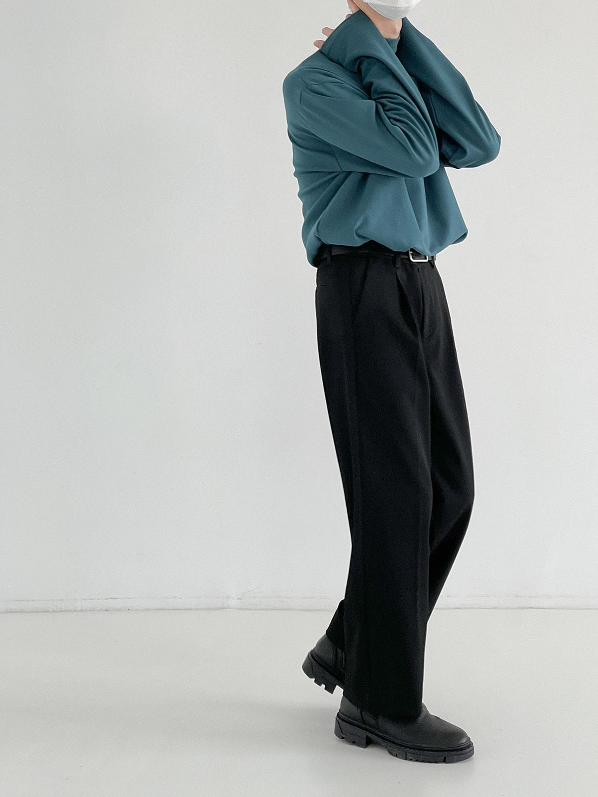 LOOSE CASUAL SUIT PANTS - INTOHYPEZONE