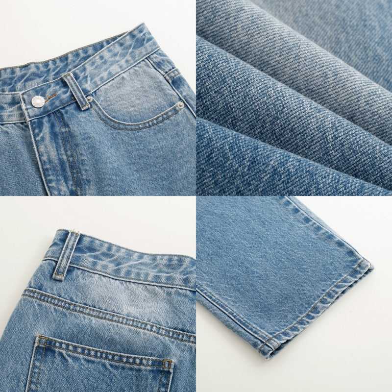 LOOSE STRAIGHT CUT DENIM - INTOHYPEZONE