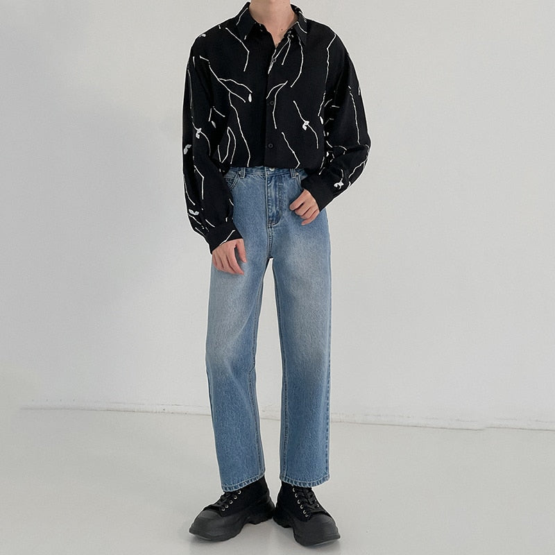 LOOSE STRAIGHT CUT DENIM - INTOHYPEZONE