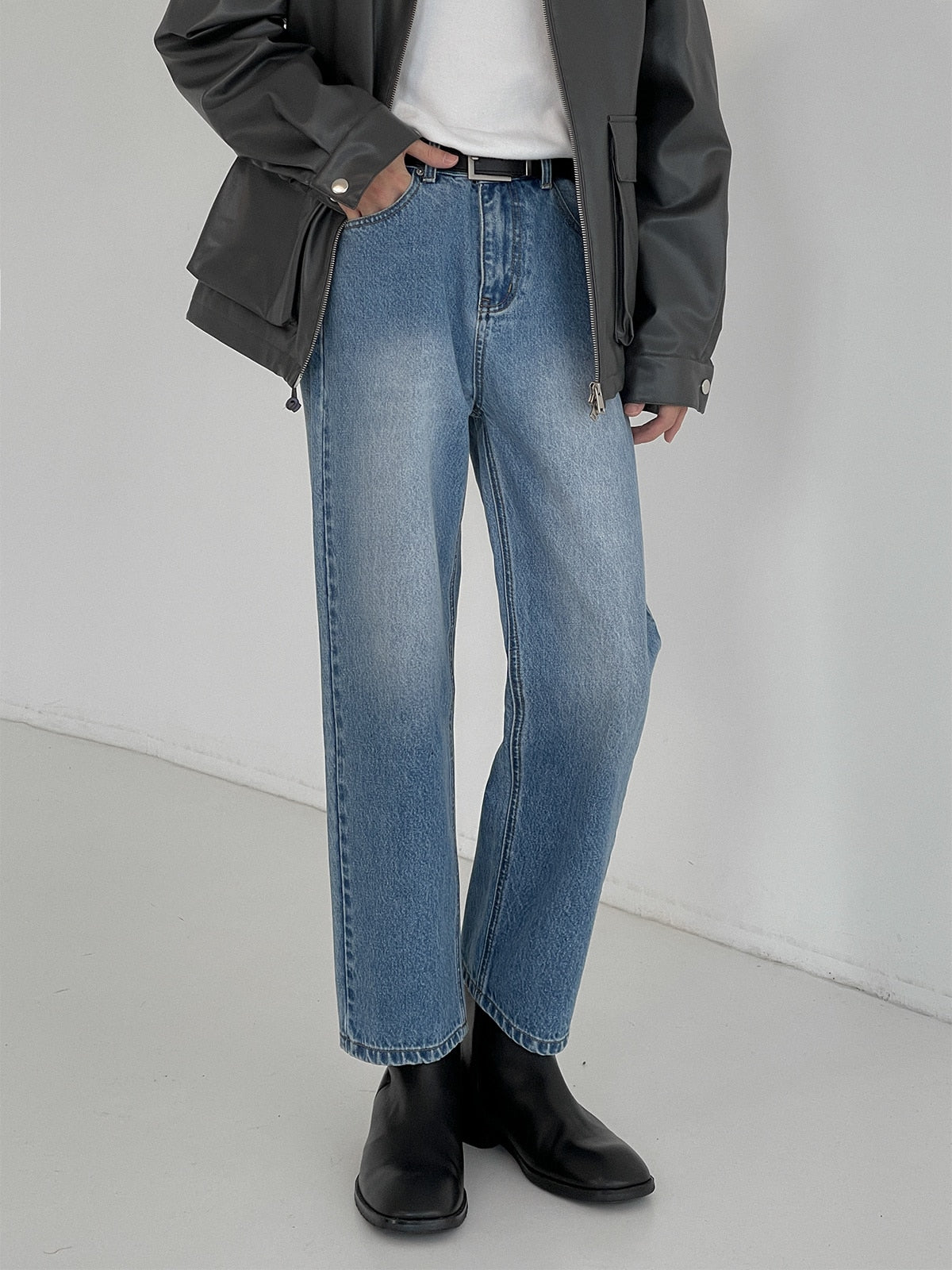 LOOSE STRAIGHT CUT DENIM - INTOHYPEZONE