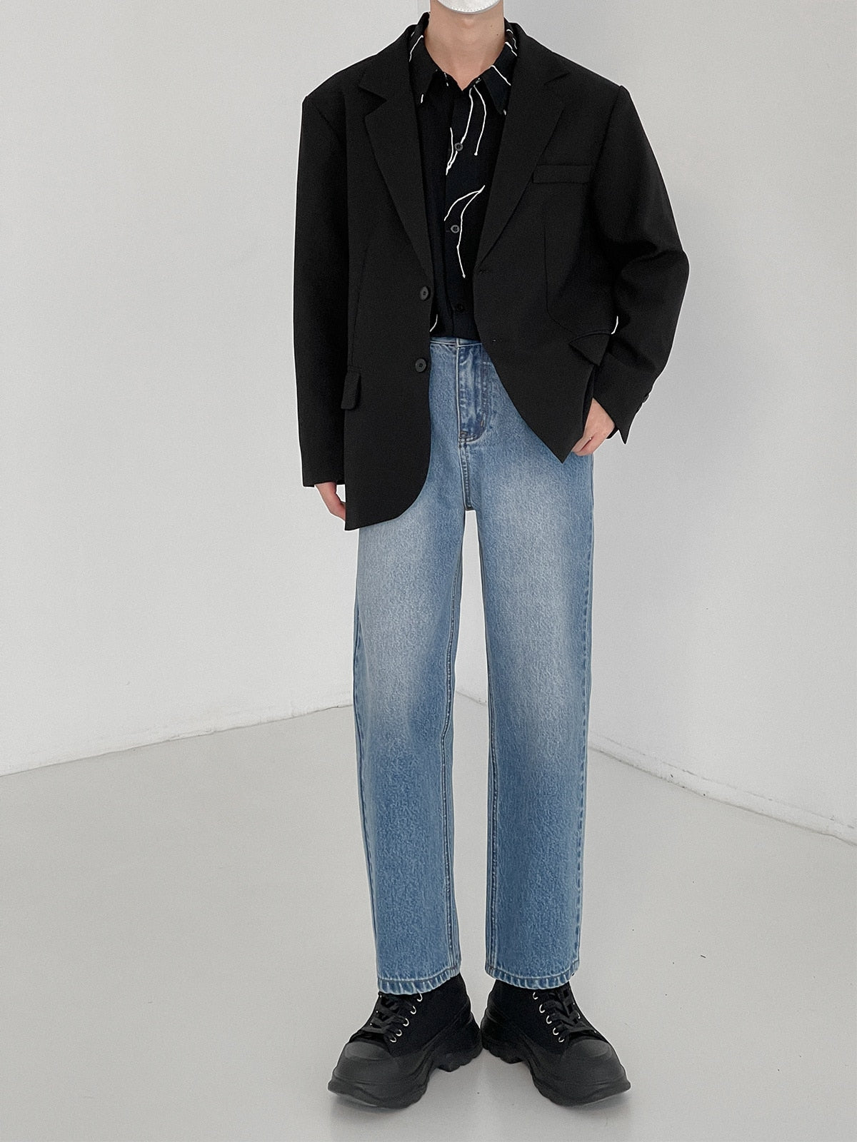LOOSE STRAIGHT CUT DENIM - INTOHYPEZONE