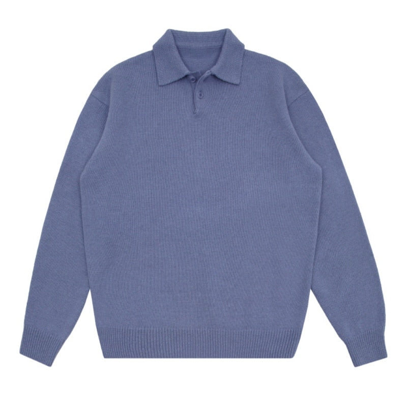KNITTED POLO SWEATER - INTOHYPEZONE