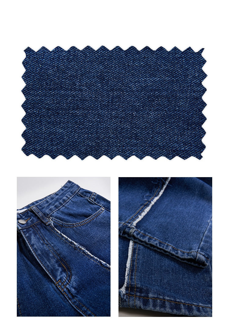 WASHED DENIM PANTS - INTOHYPEZONE