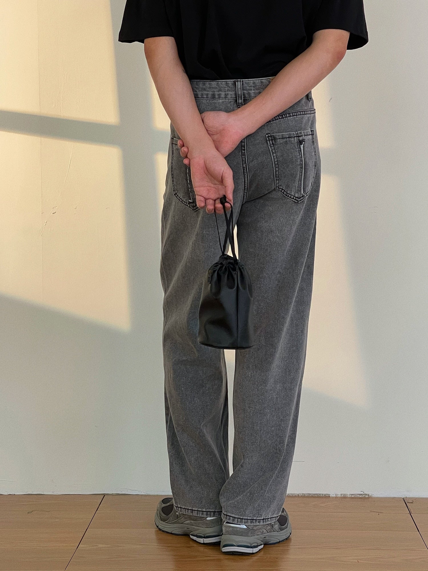 WASHED DENIM PANTS - INTOHYPEZONE