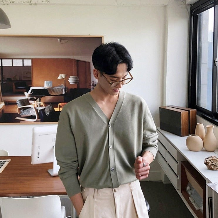V-NECK KNITTED SHIRT - INTOHYPEZONE