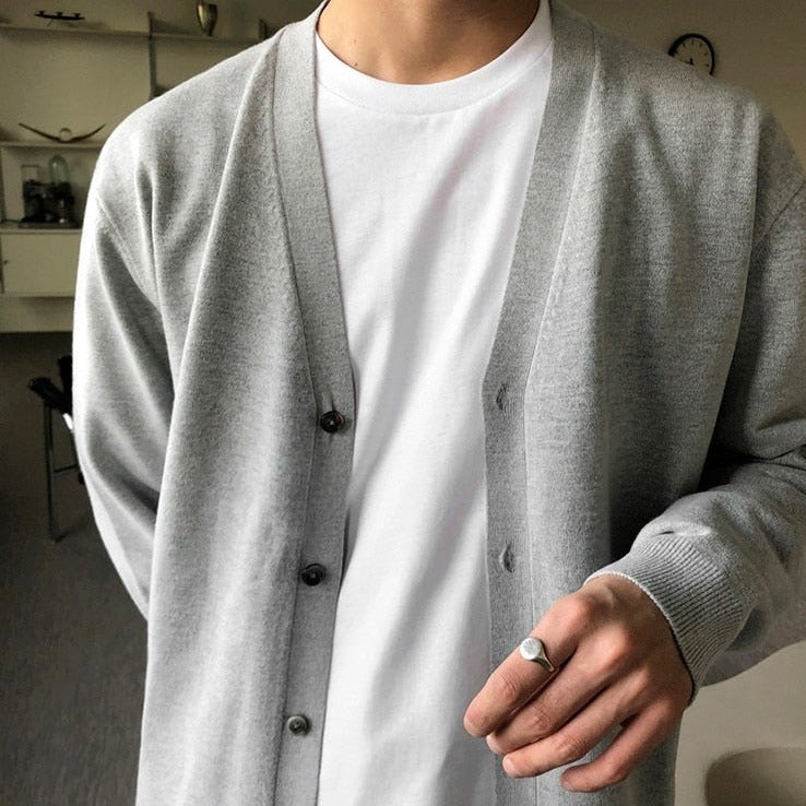 V-NECK KNITTED SHIRT - INTOHYPEZONE
