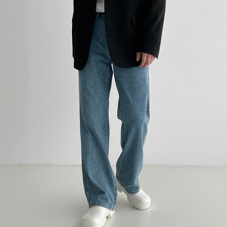 LOOSE STRAIGHT CUT JEANS - INTOHYPEZONE