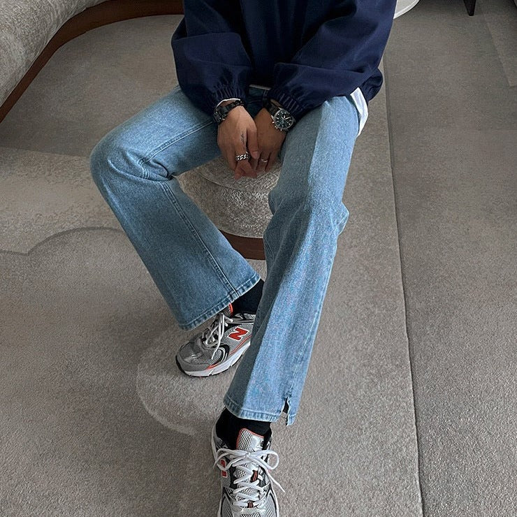 MINI FLARE DENIM PANTS - INTOHYPEZONE