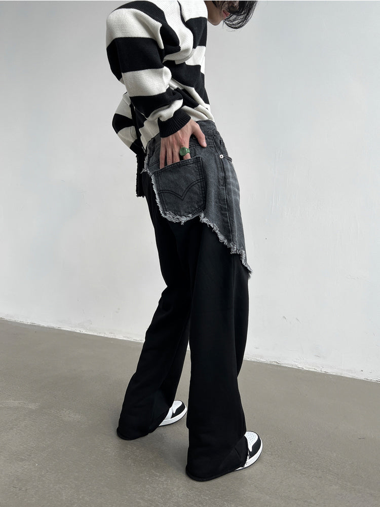 RECONSTRUCTED PANTS - INTOHYPEZONE