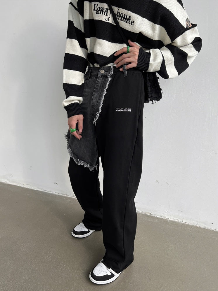 RECONSTRUCTED PANTS - INTOHYPEZONE