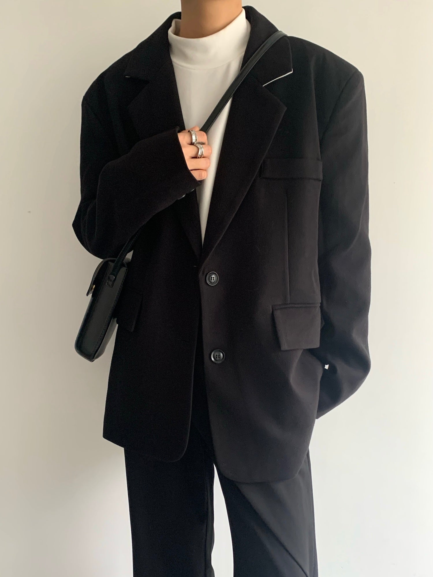 TWO-BUTTON CASUAL SUIT JACKET - INTOHYPEZONE