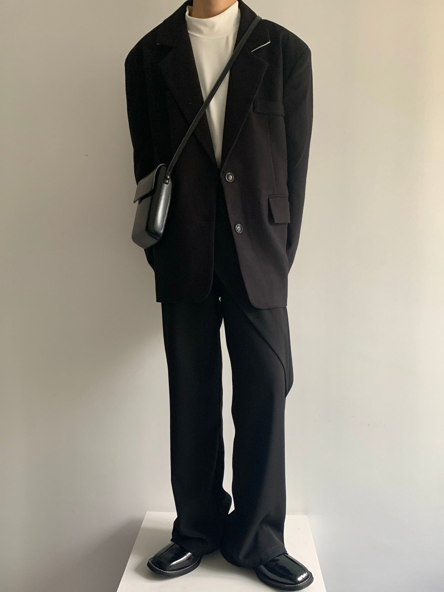 TWO-BUTTON CASUAL SUIT JACKET - INTOHYPEZONE
