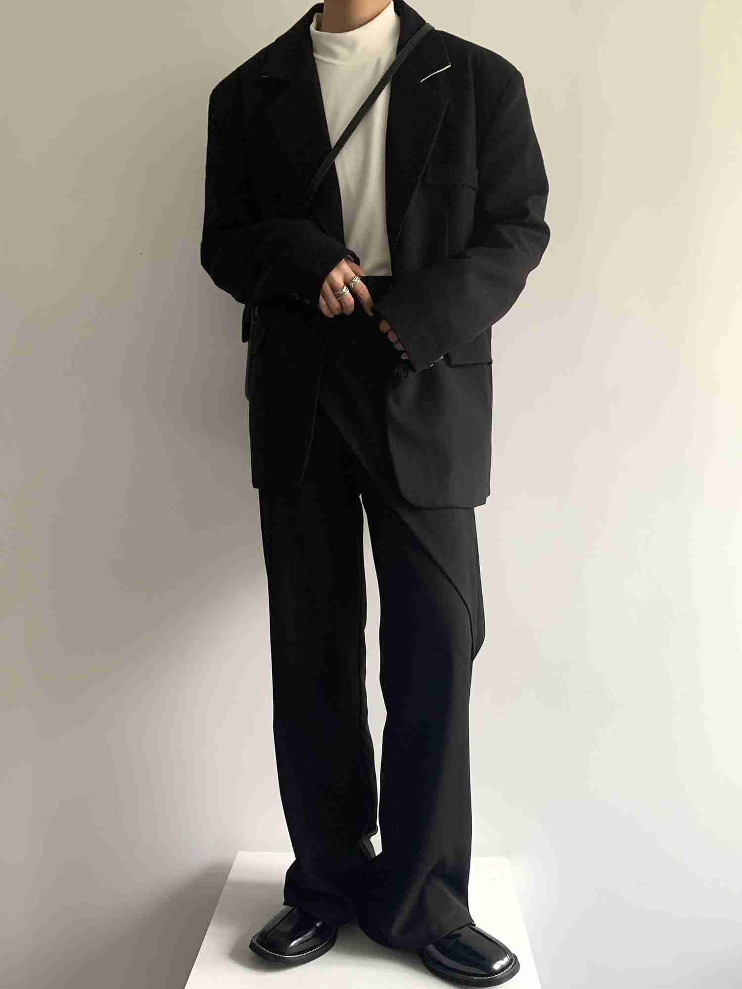 TWO-BUTTON CASUAL SUIT JACKET - INTOHYPEZONE