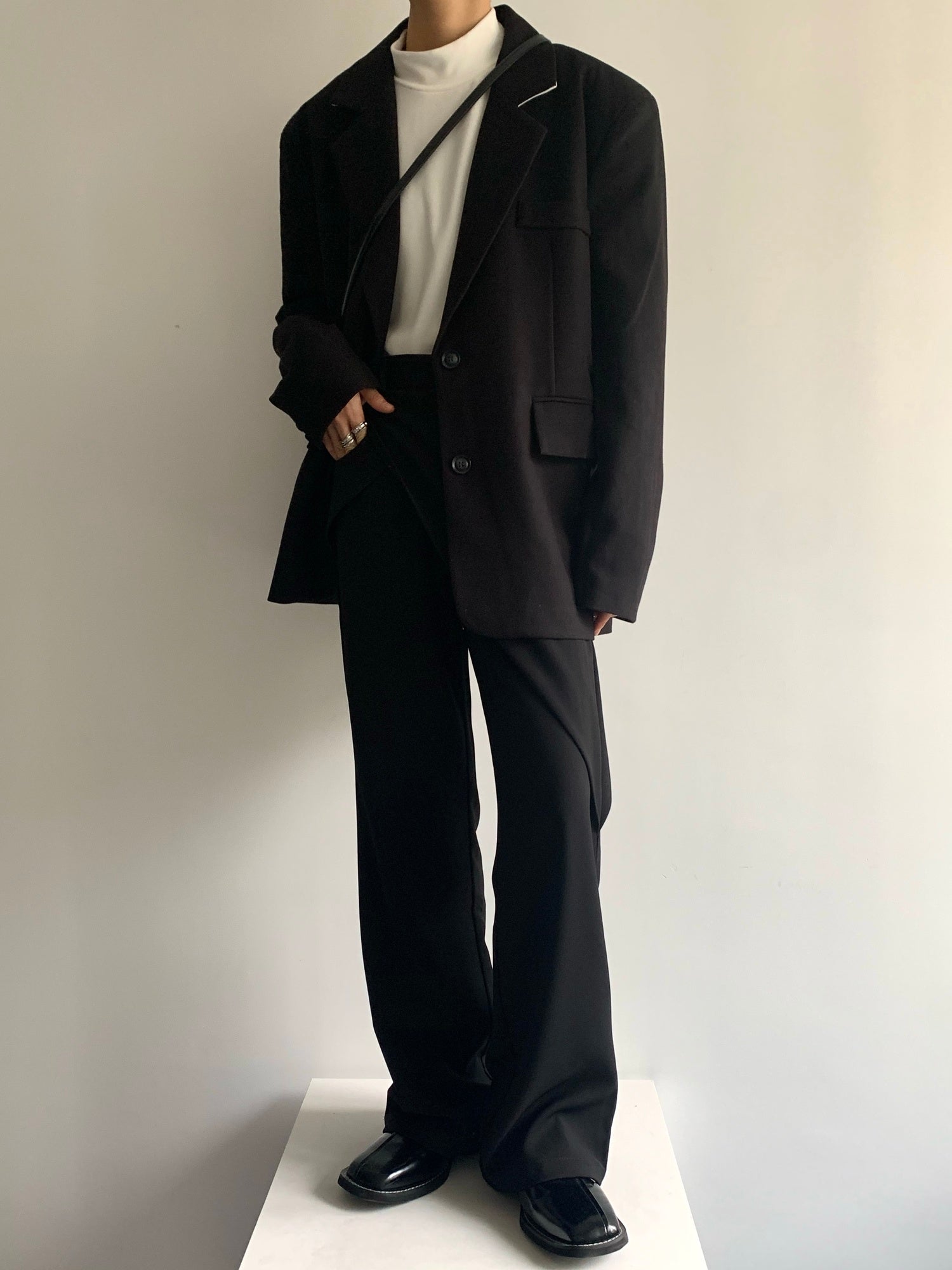 TWO-BUTTON CASUAL SUIT JACKET - INTOHYPEZONE