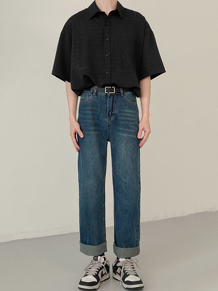 WASHED WIDE VINTAGE PANTS - INTOHYPEZONE