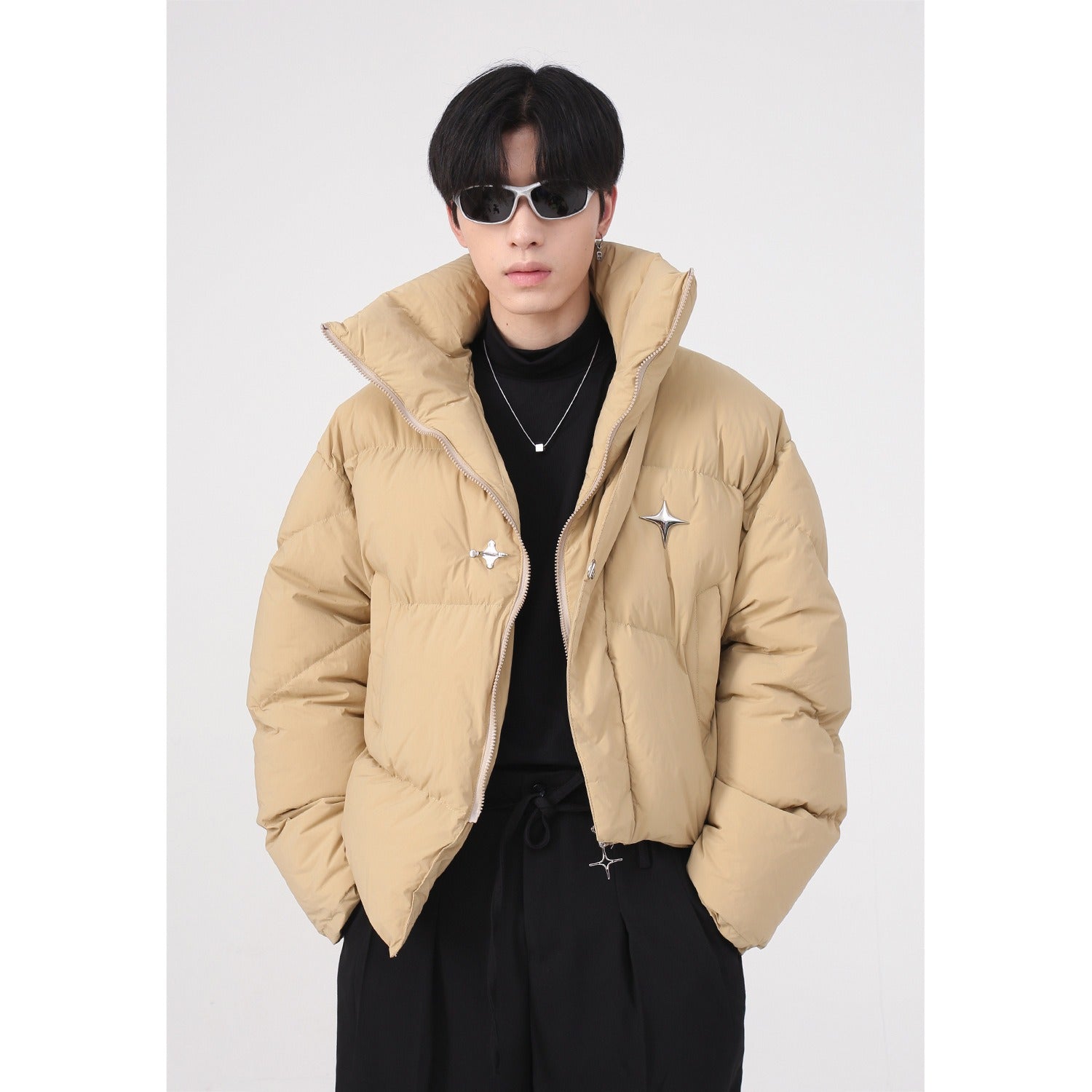 Thick High Neck Padded Jacket - INTOHYPEZONE