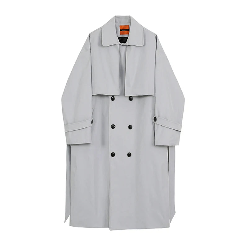 Long Cape Casual Trench Coat - INTOHYPEZONE
