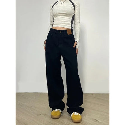 High Waist Oversized Jeans- INTOHYPEZONE