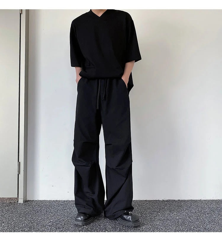 Pleated Casual Cargo Pants - INTOHYPEZONE