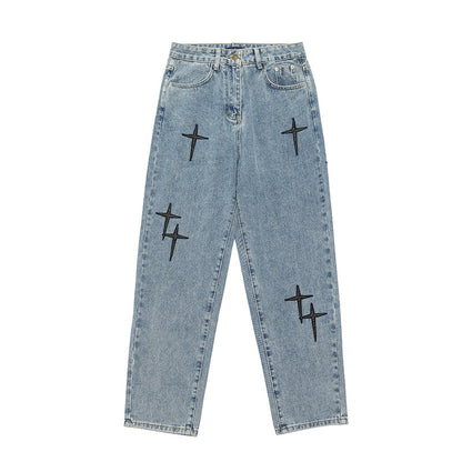 Baggy Jeans, Straight Loose Cargo Pants by INTOHYPEZONE MEN