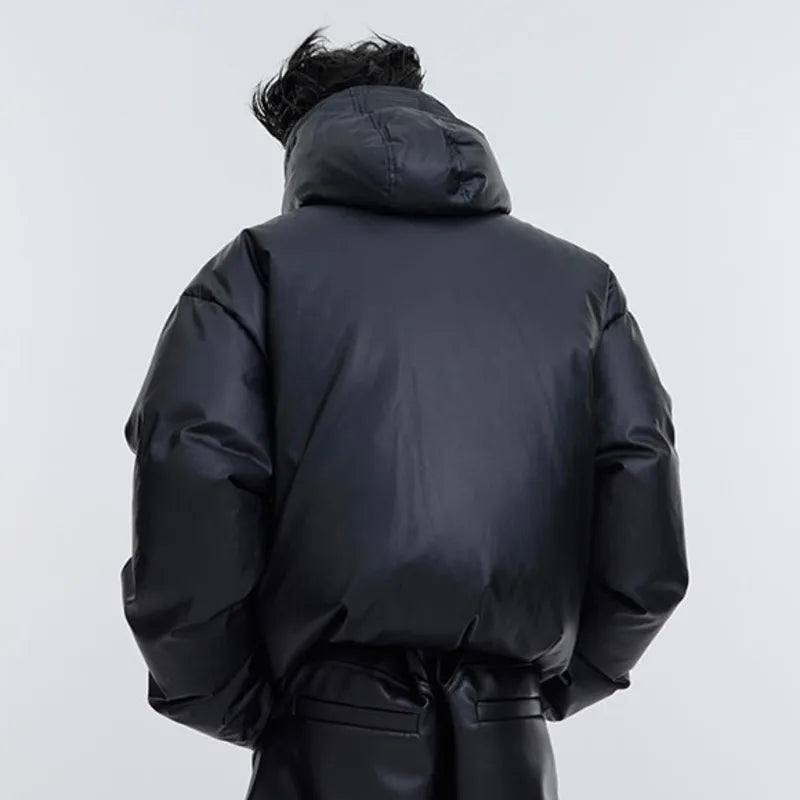 Hooded Zipper Loose Padded Jacket - INTOHYPEZONE