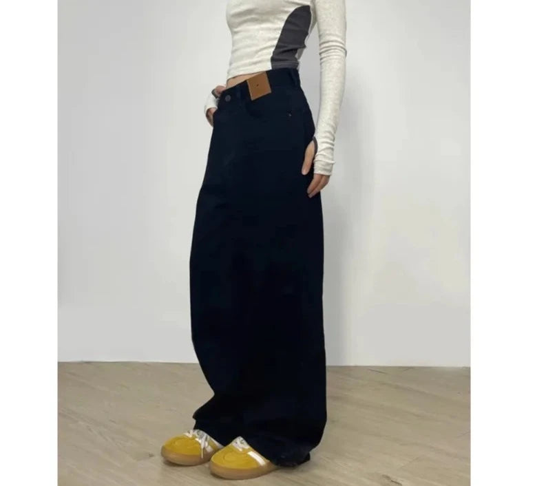 High Waist Oversized Jeans- INTOHYPEZONE