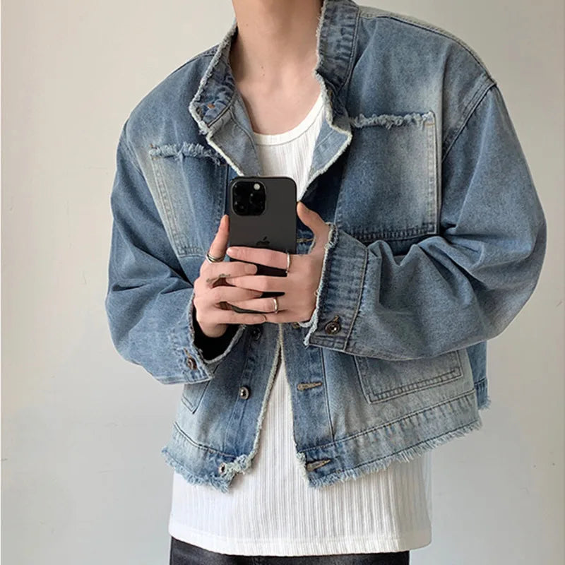 Vintage Washed Denim Jacket - INTOHYPEZONE