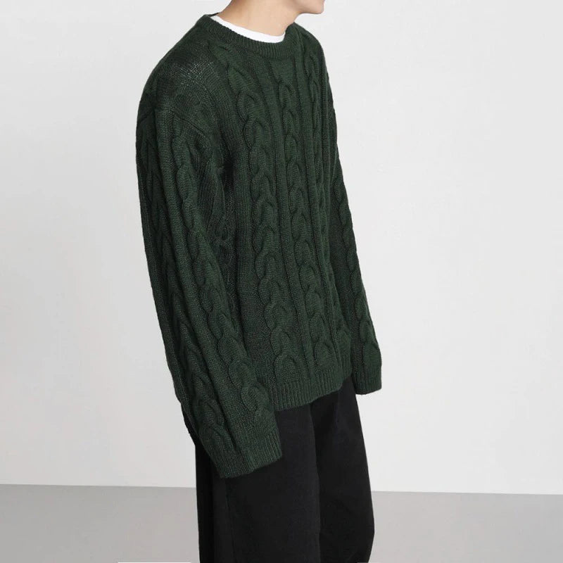 Loose Cable-knit Sweater - INTOHYPEZONE