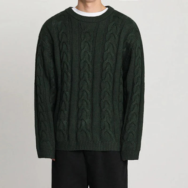 Loose Cable-knit Sweater - INTOHYPEZONE