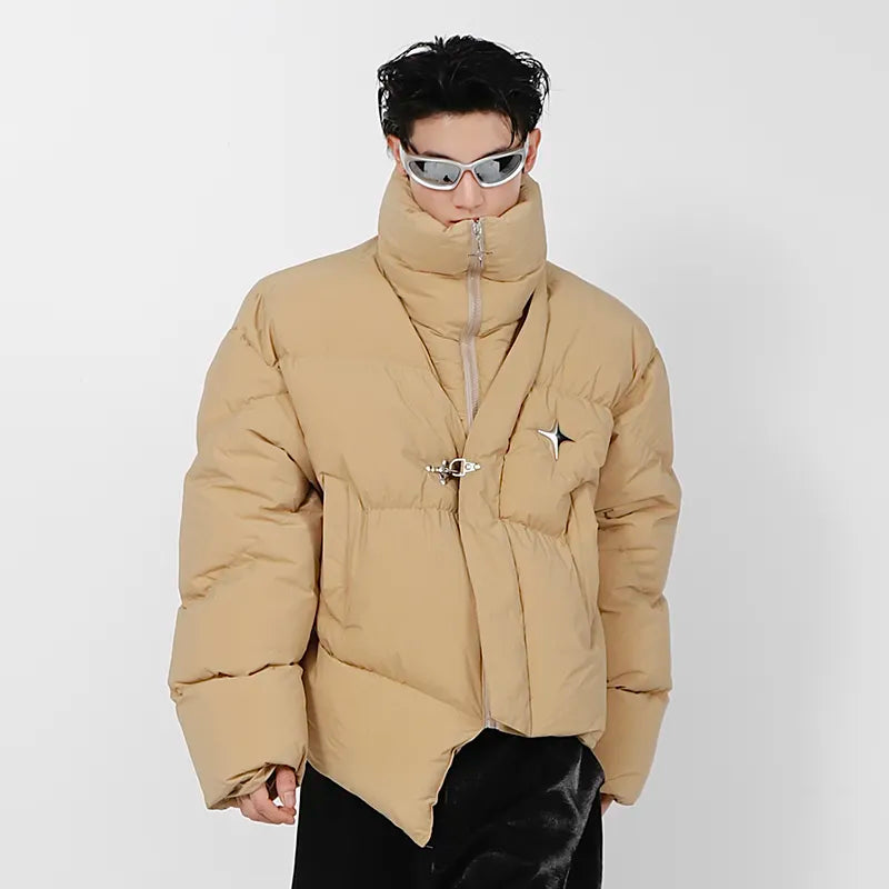 Thick High Neck Padded Jacket - INTOHYPEZONE