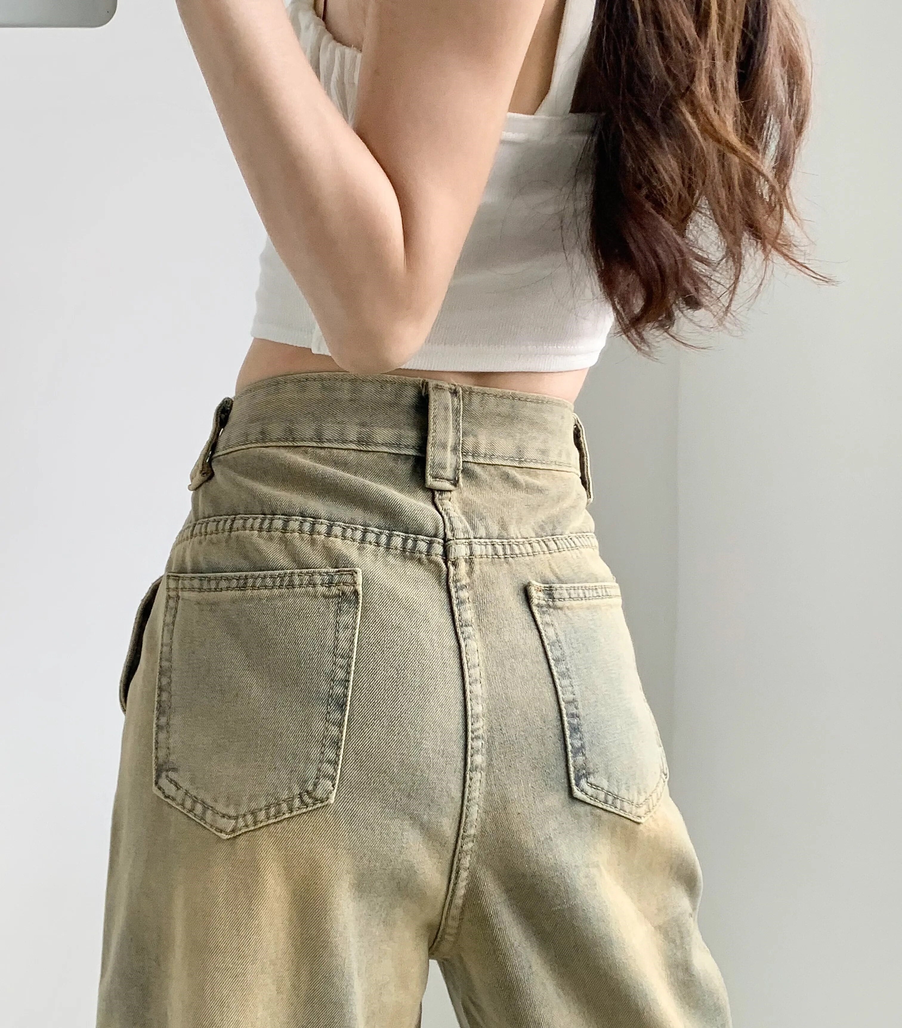 Vintage High Waist Loose Jeans - INTOHYPEZONE
