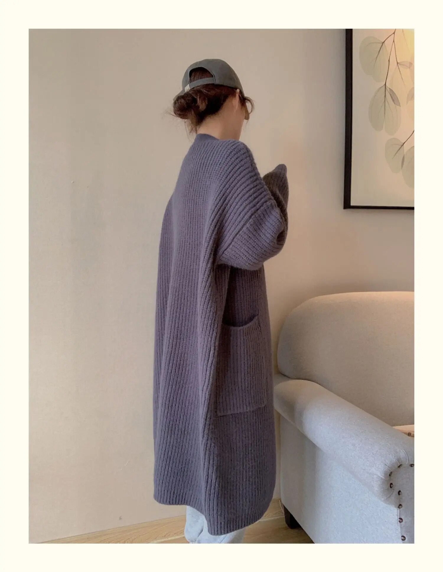 Loose Long Knitted Cardigan - INTOHYPEZONE