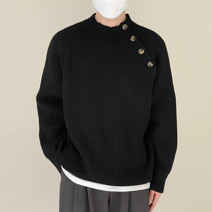 Half Neck Knit Sweater - INTOHYPEZONE