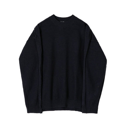 Loose Round Neck Pullover - INTOHYPEZONE