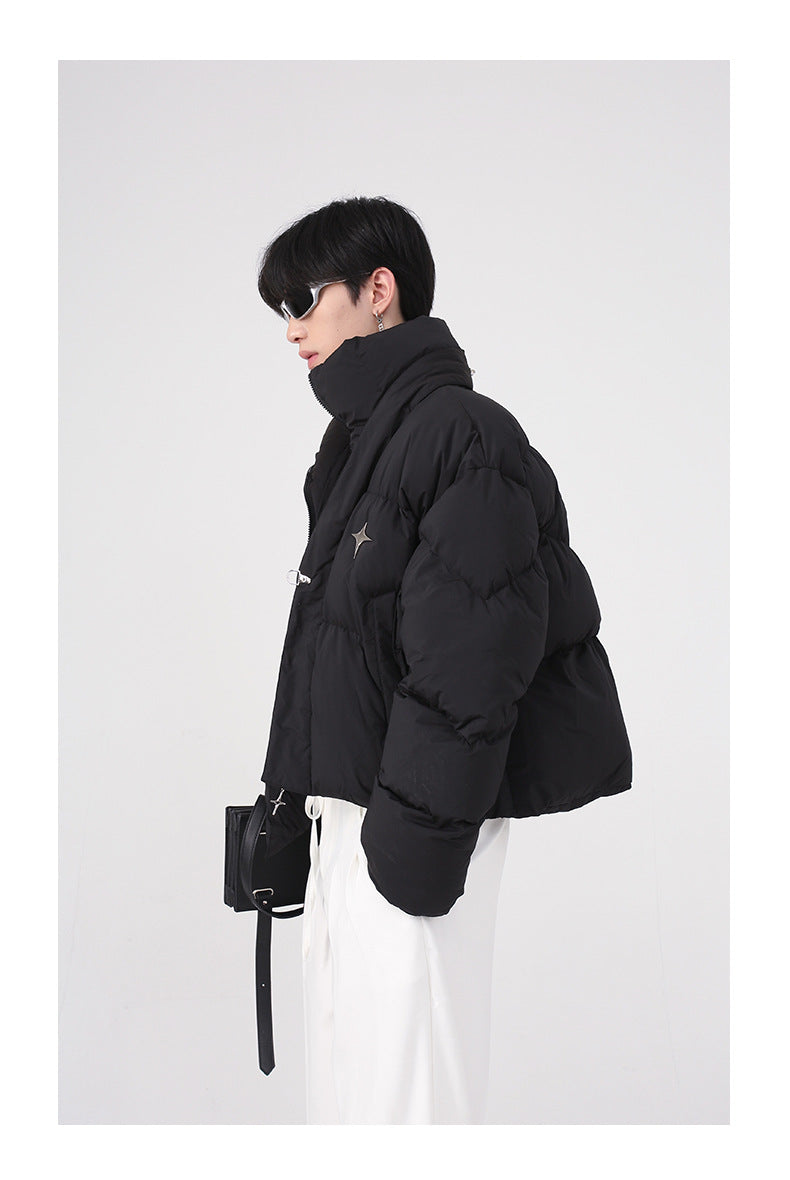 Thick High Neck Padded Jacket - INTOHYPEZONE