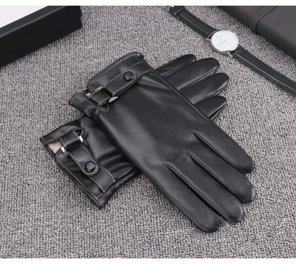 WINTER LETHER GLOVES - INTOHYPEZONE