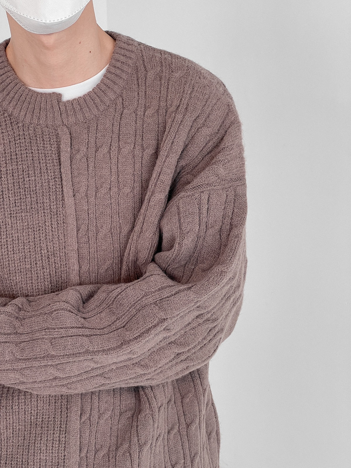 IRREGULAR KNITTED SWEATER - INTOHYPEZONE