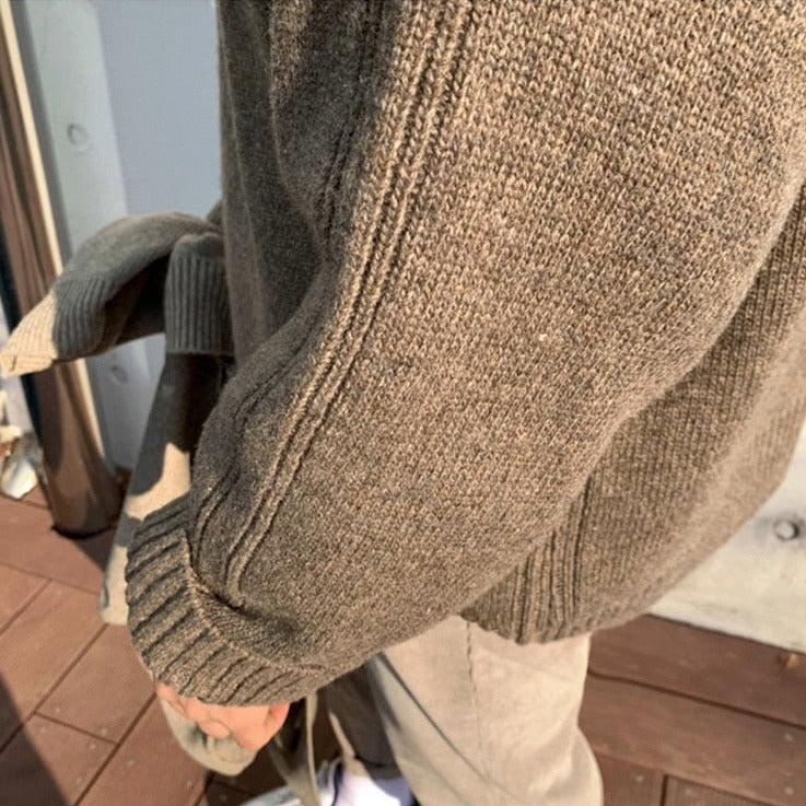 CABLE KNIT SWEATER - INTOHYPEZONE