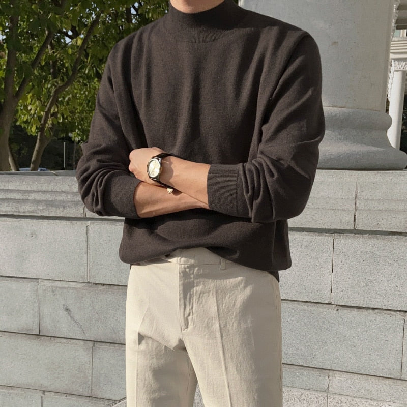 TURTLENECK KNIT PULLOVER - INTOHYPEZONE