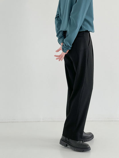 LOOSE CASUAL SUIT PANTS - INTOHYPEZONE