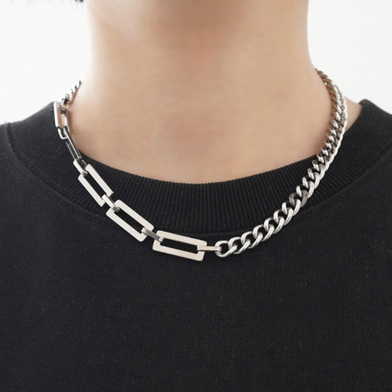 MIXED CHAIN NECKLACE in silver | Off-White™ Official MX