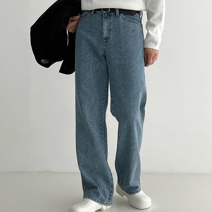 LOOSE STRAIGHT CUT JEANS - INTOHYPEZONE
