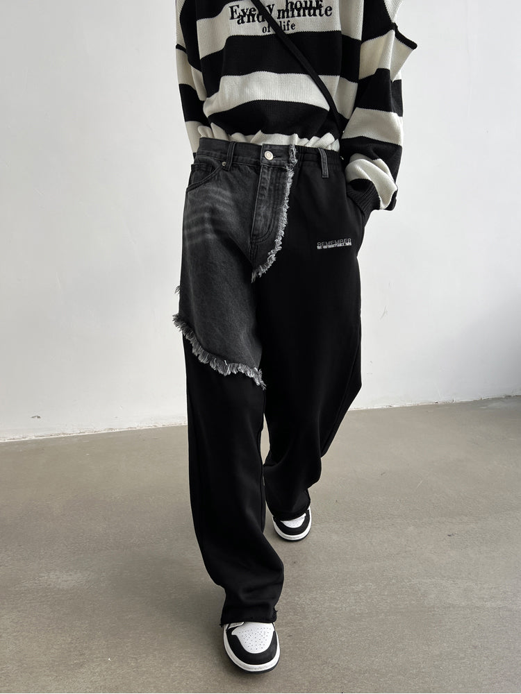 RECONSTRUCTED PANTS - INTOHYPEZONE